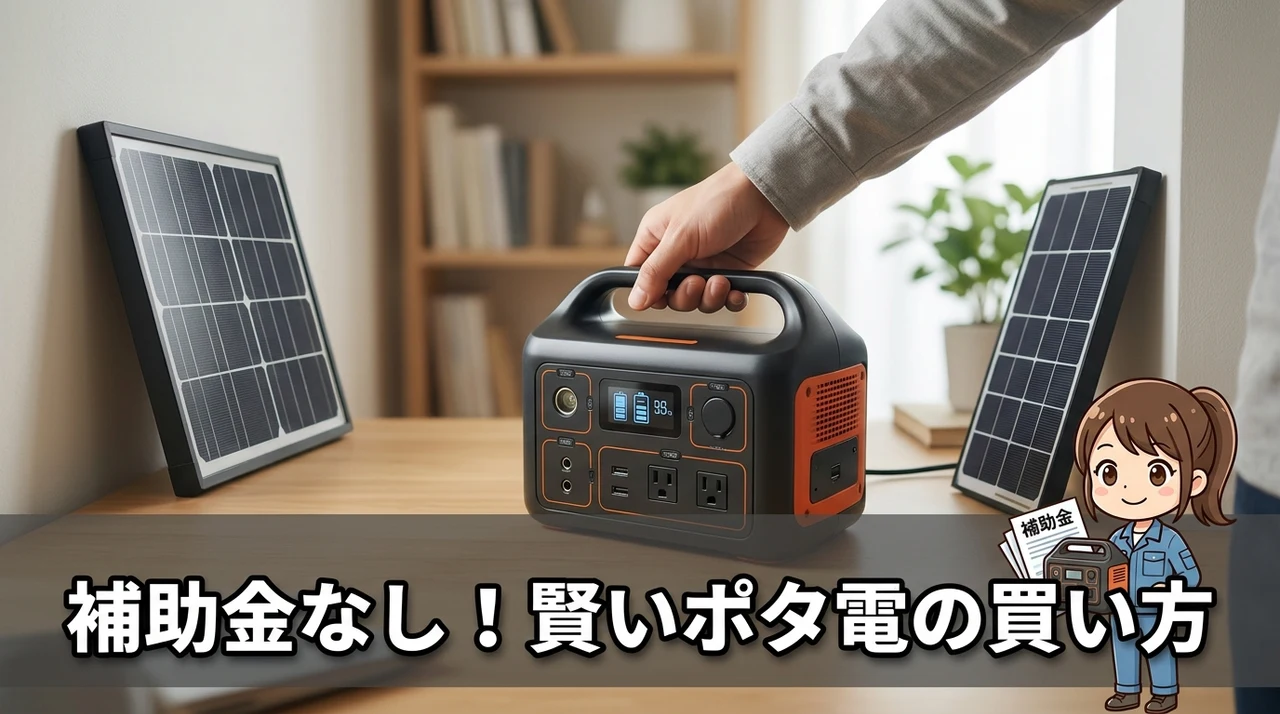 ポータブル電源の補助金がない場合の代替案