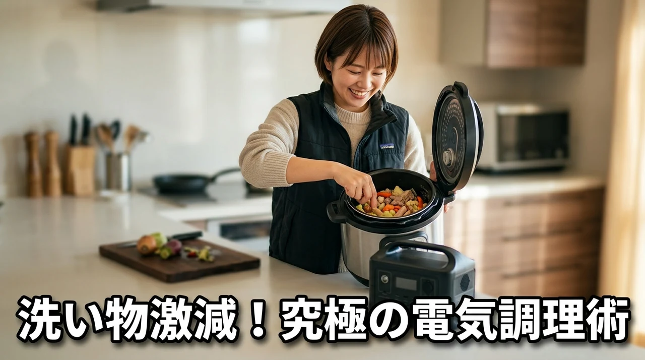 洗い物を最小限にする電気調理のテクニック
