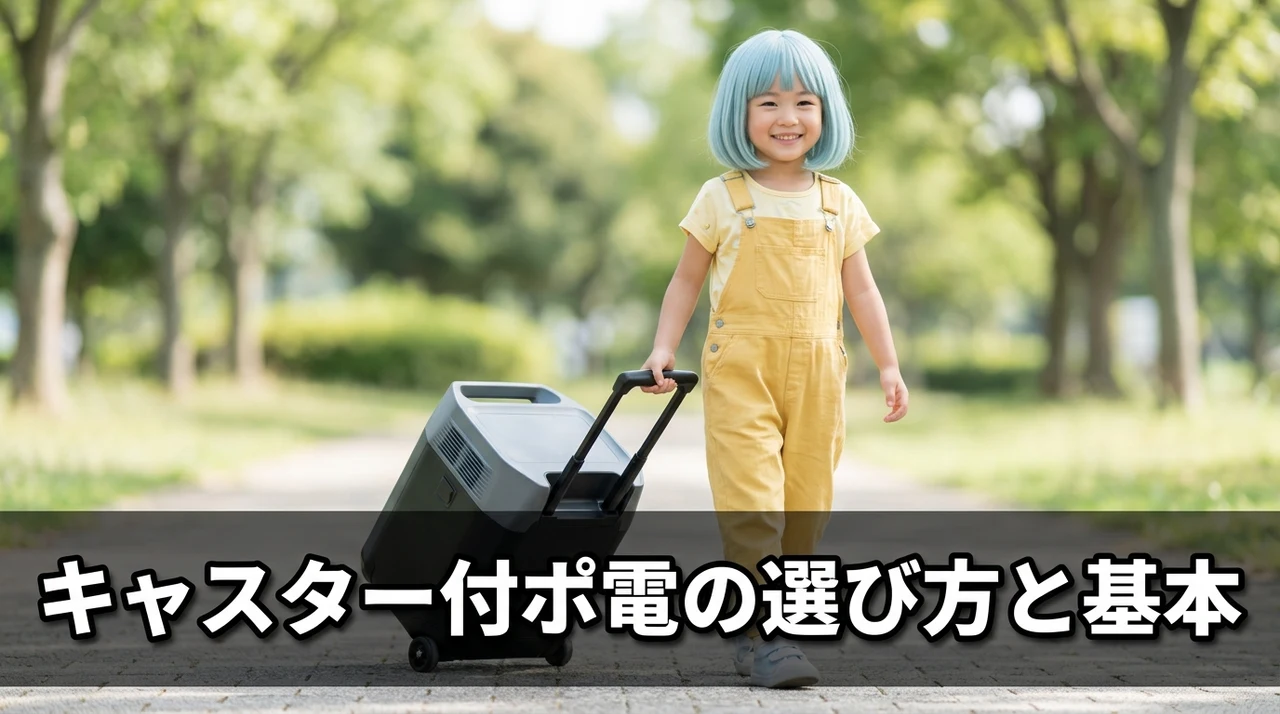 キャスター付きポータブル電源の選び方と基礎知識