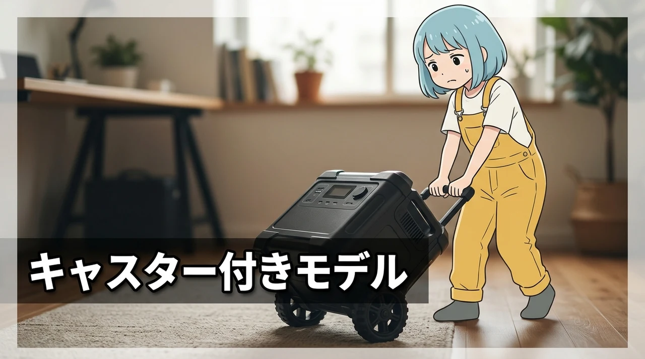 キャスター付きモデルに関する悪い口コミと評判