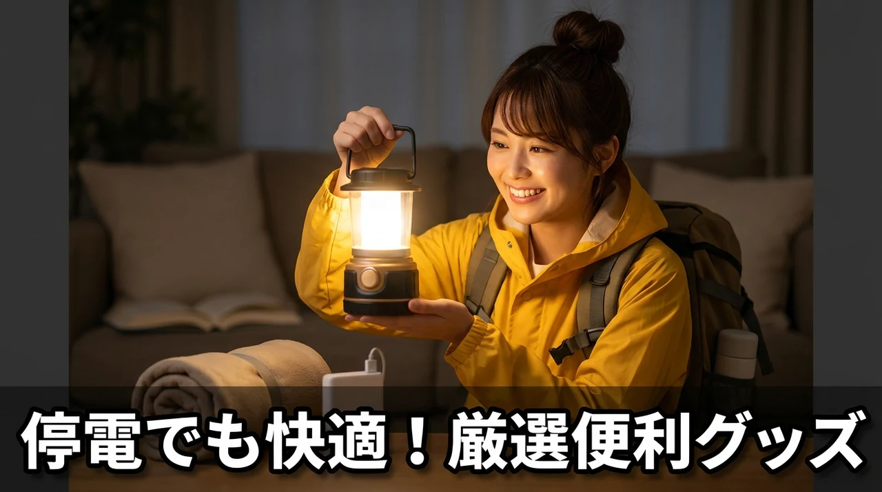 停電時の生活を快適にする便利グッズ