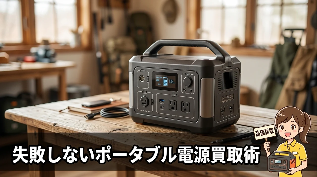 ポータブル電源買取専門店の選び方