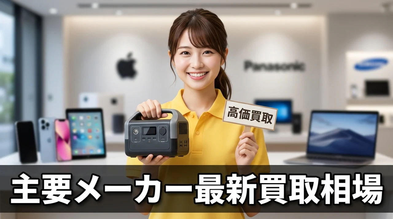 主要メーカーの最新買取相場