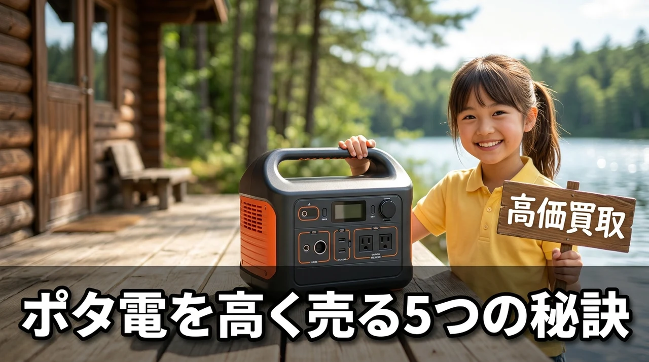 ポータブル電源を高く売る5つのコツ