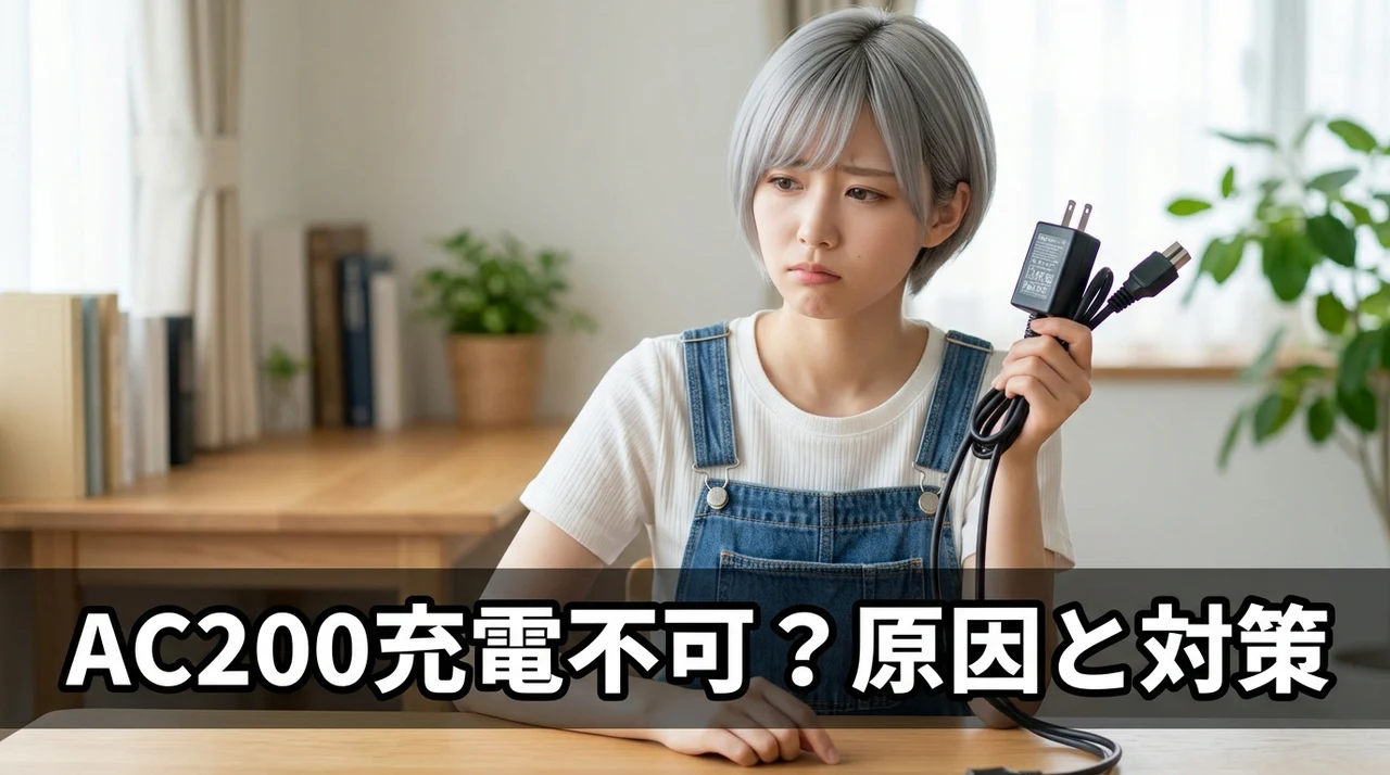 bluetti ac200 充電 できない原因と対策
