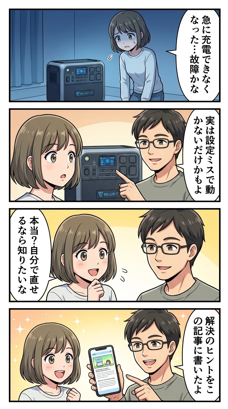 bluetti ac200 充電 できない