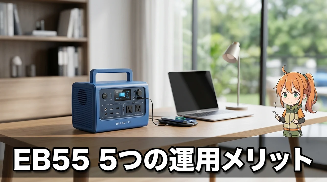 BLUETTI EB55を運用するメリット5つ