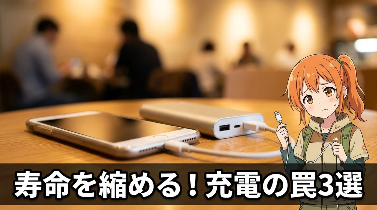 充電時に注意すべきデメリット3つ