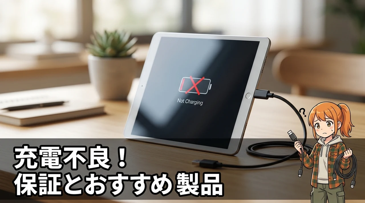 充電不良時の保証とおすすめ製品