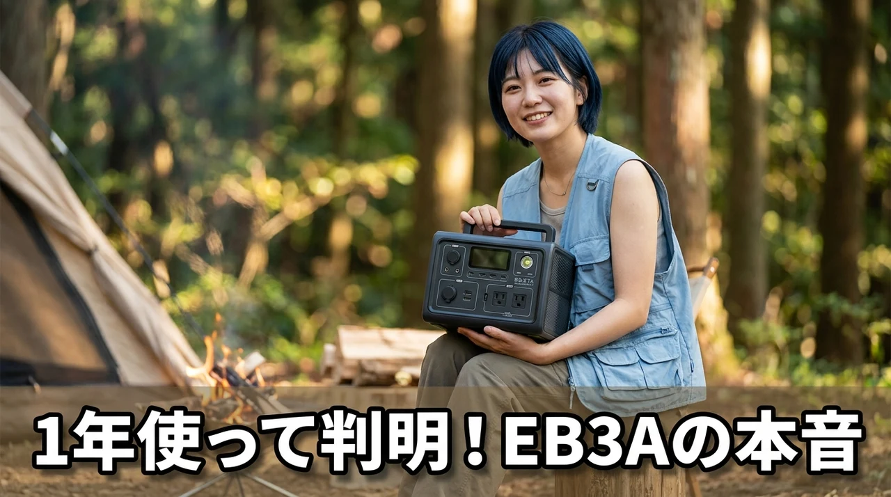 BLUETTI EB3Aをレビュー！1年使ってわかった正直な感想
