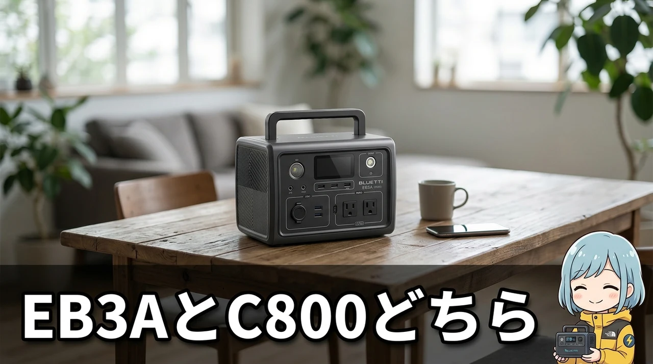 EB3AとC800どちらがおすすめ？