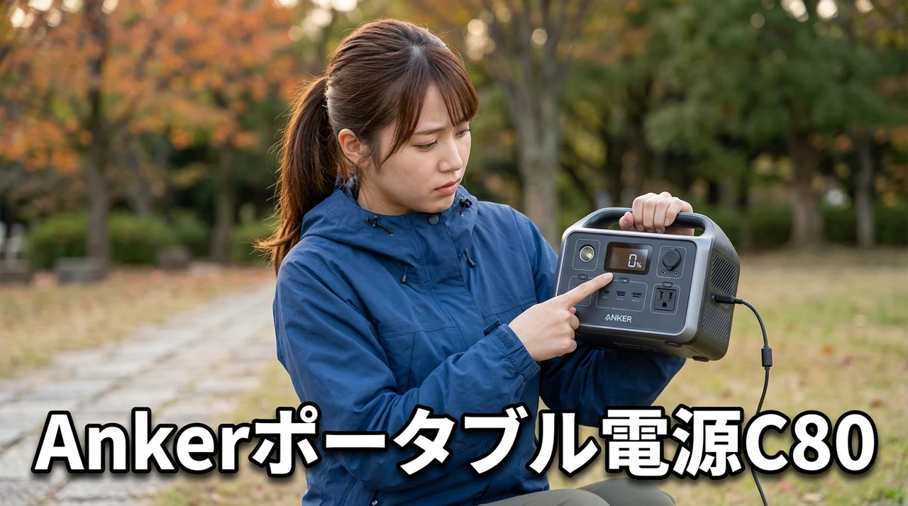 Ankerポータブル電源C800充電できない0%の理由
