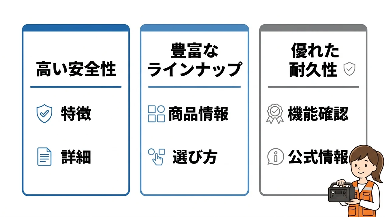 防災用としてAnker製品を選ぶメリット