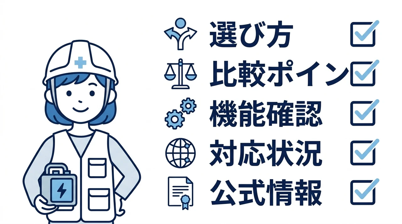 防災に強いAnker製ポータブル電源の選び方