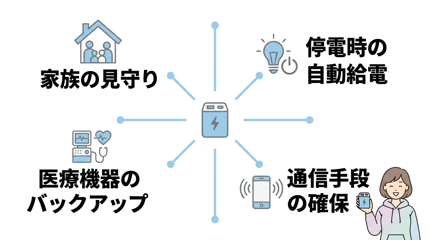 安心感を高める小型電源の活用ポイント