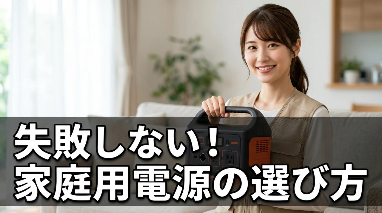 失敗しない家庭用電源の選び方