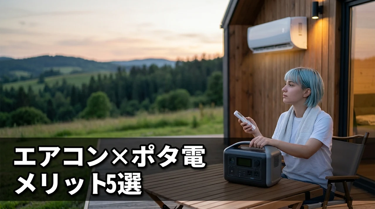 エアコン利用におけるポータブル電源のメリット5つ