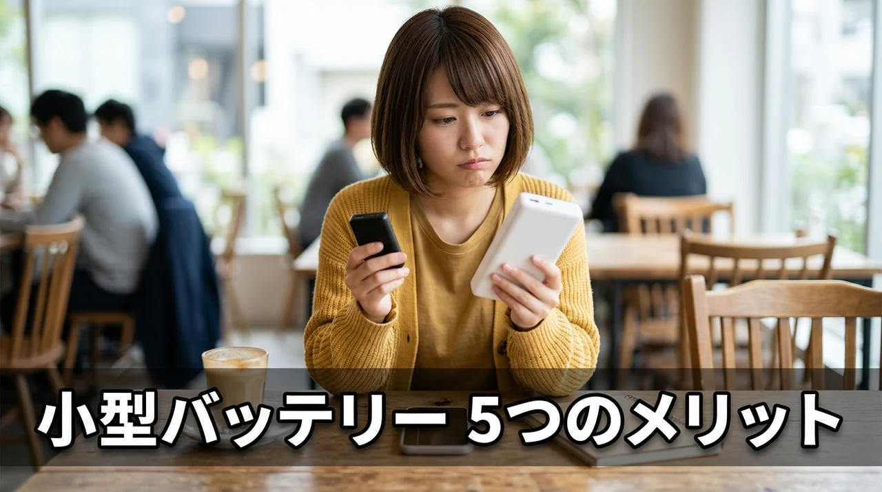 小型モバイルバッテリーを使うメリット5つ
