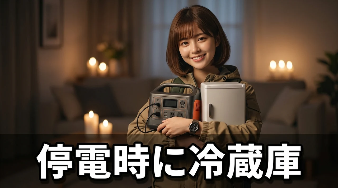 停電時に冷蔵庫を動かすバッテリー選びの注意点