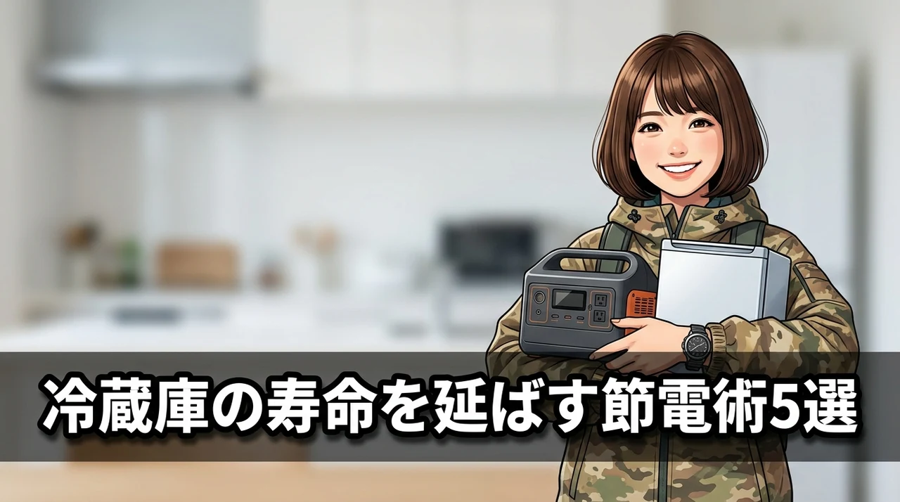 冷蔵庫の稼働時間を延ばす5つの節電術