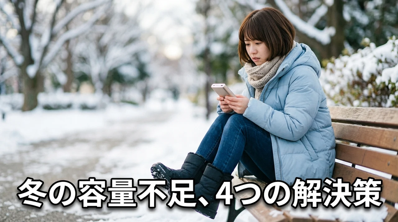 冬の容量不足を防ぐ4つの対策