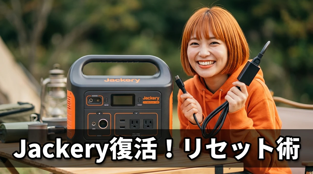 Jackery各モデルの過放電リセット方法