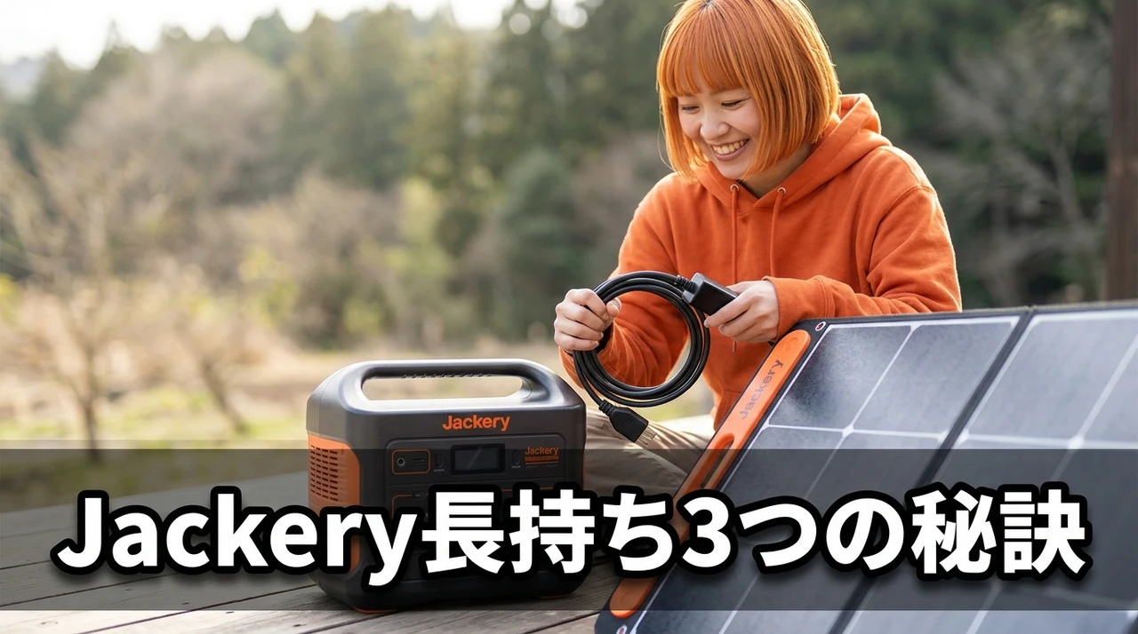 Jackeryの過放電を防ぐ3つのメンテナンス