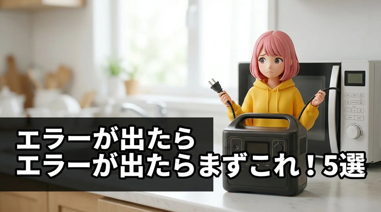 エラー発生時にまず試すべき5つの対処法