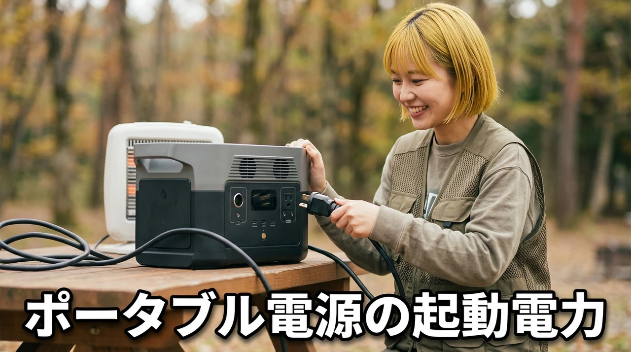 ポータブル電源の起動電力を超える家電を動かす基礎知識