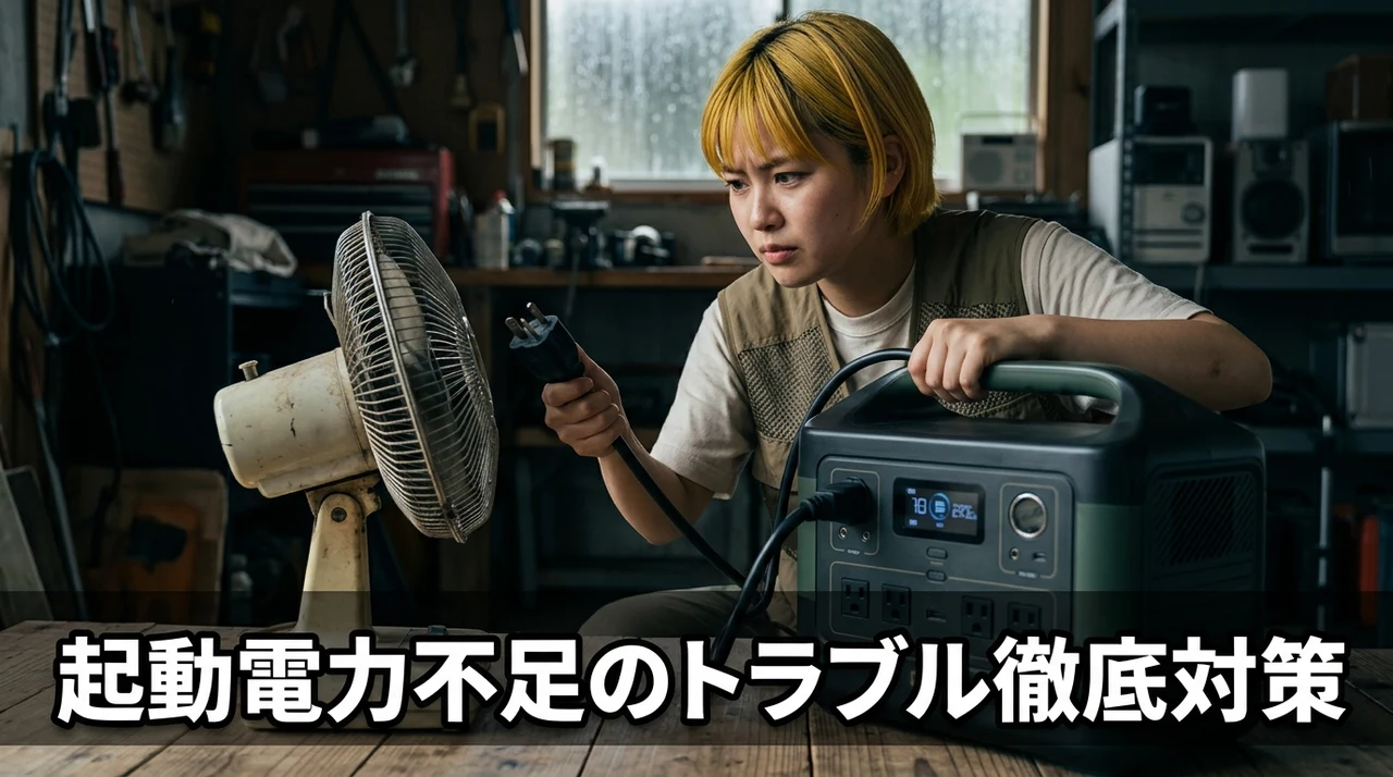 起動電力不足でよくあるトラブルとその対処法