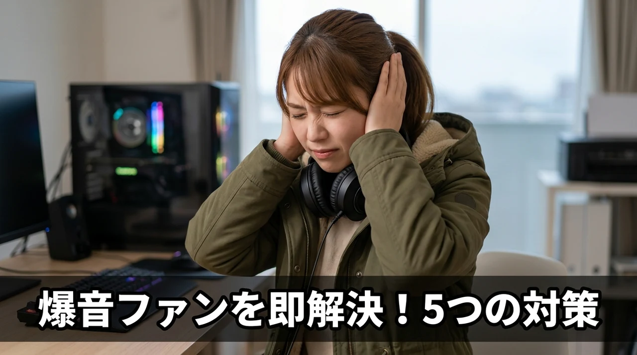 ファン騒音を抑える今すぐできる5つの対処法
