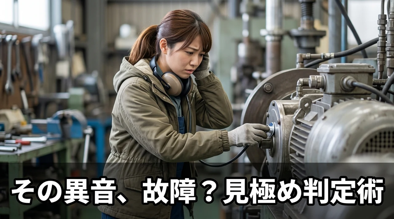 故障か正常かを見極める異音の診断基準
