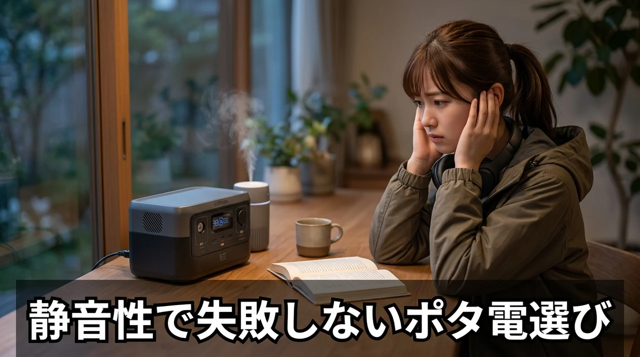 静音性を追求したポータブル電源の選び方