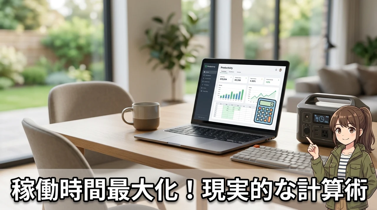 稼働時間を最大化する現実的な計算方法