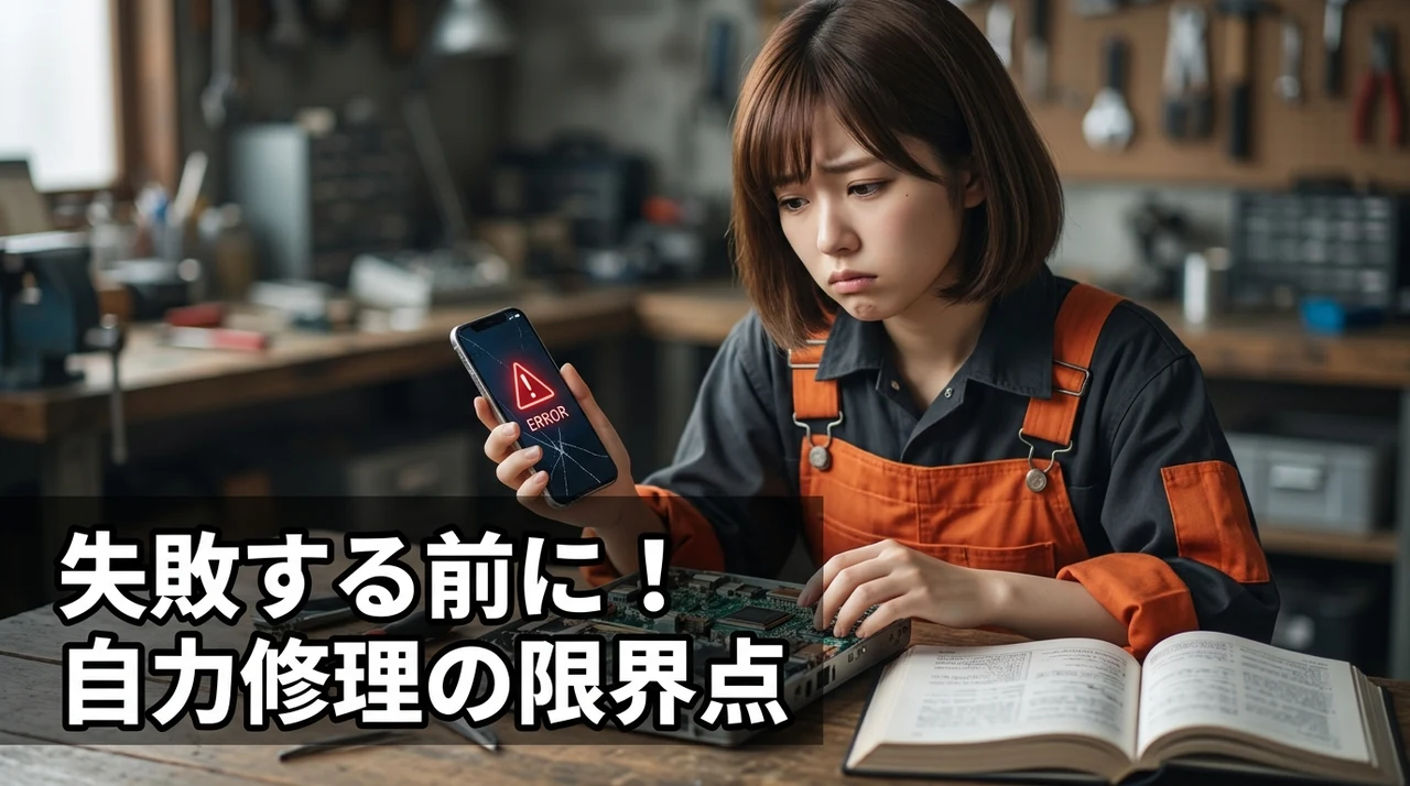 自分で修理する際の限界点と避けるべきリスク