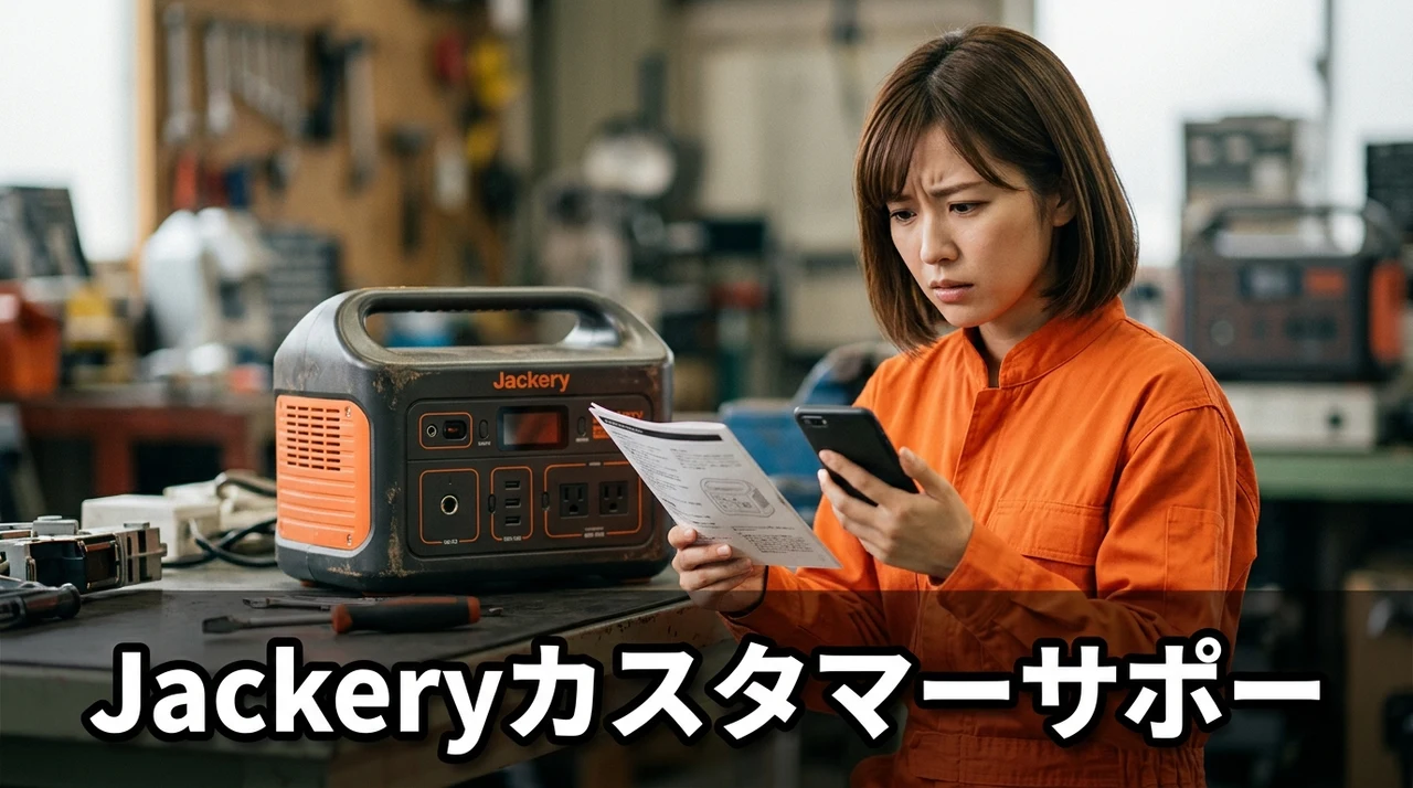 Jackeryカスタマーサポートへの修理依頼と交換の流れ