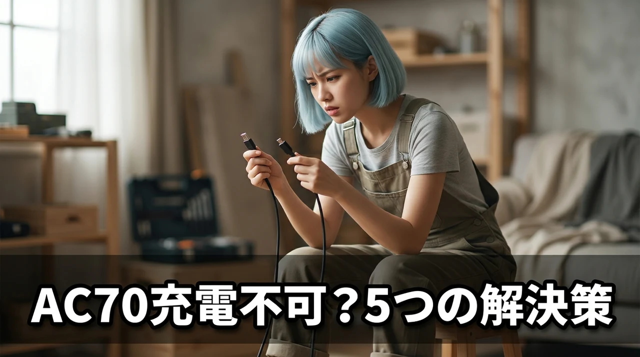 BLUETTI AC70が充電できない時の5つの基本対処法