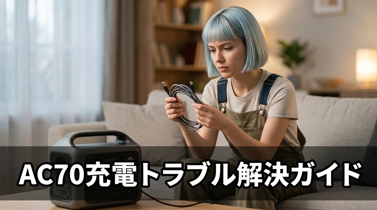 充電方法別に見るAC70のトラブルシューティング