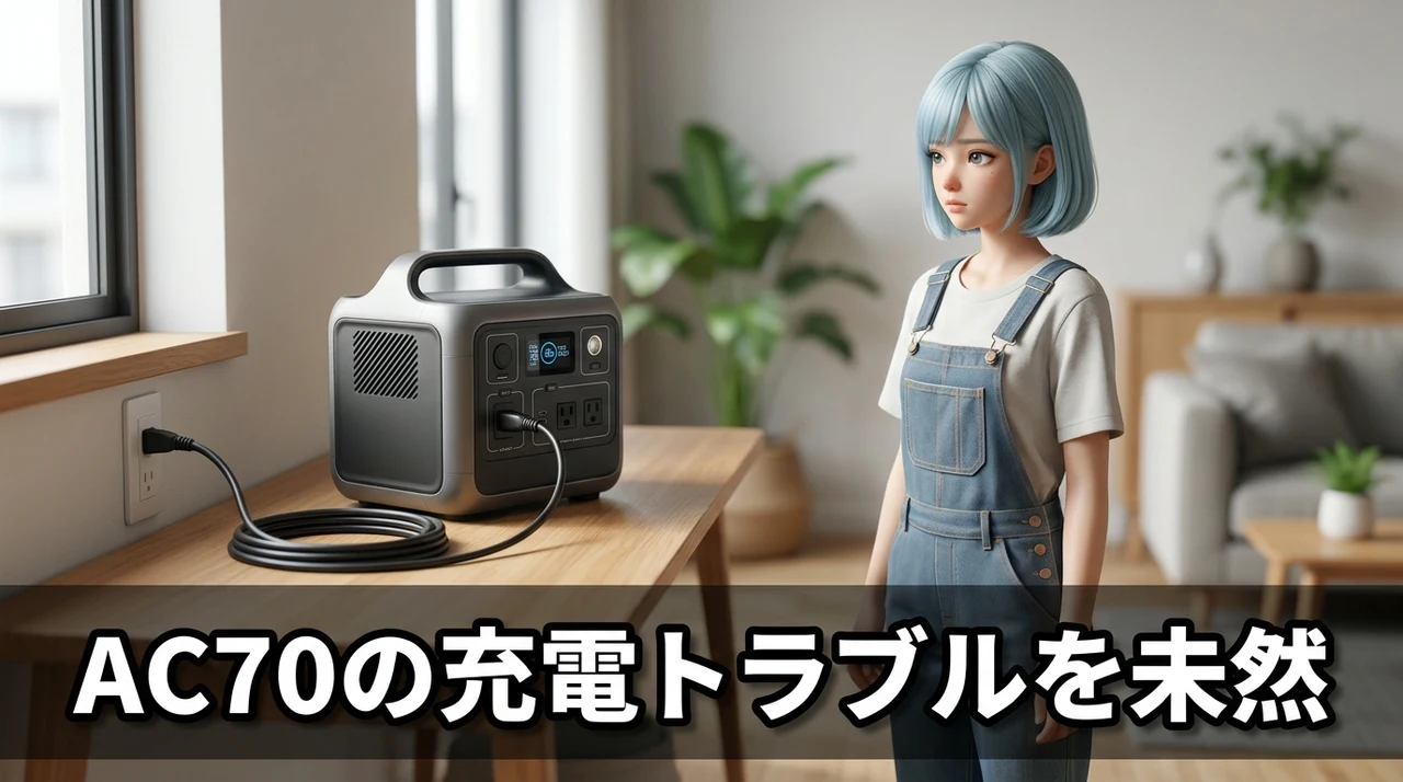 AC70の充電トラブルを未然に防ぐ3つの習慣