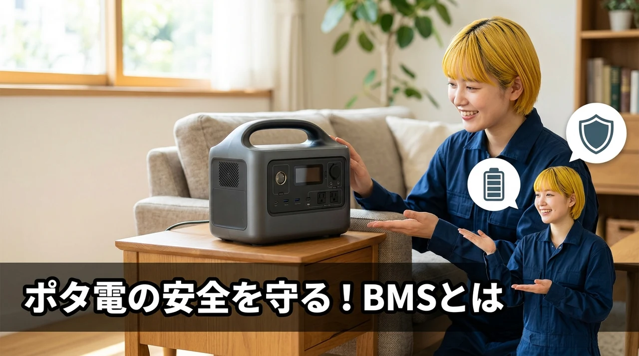 ポータブル電源のBMSとは？基本定義と役割を解説