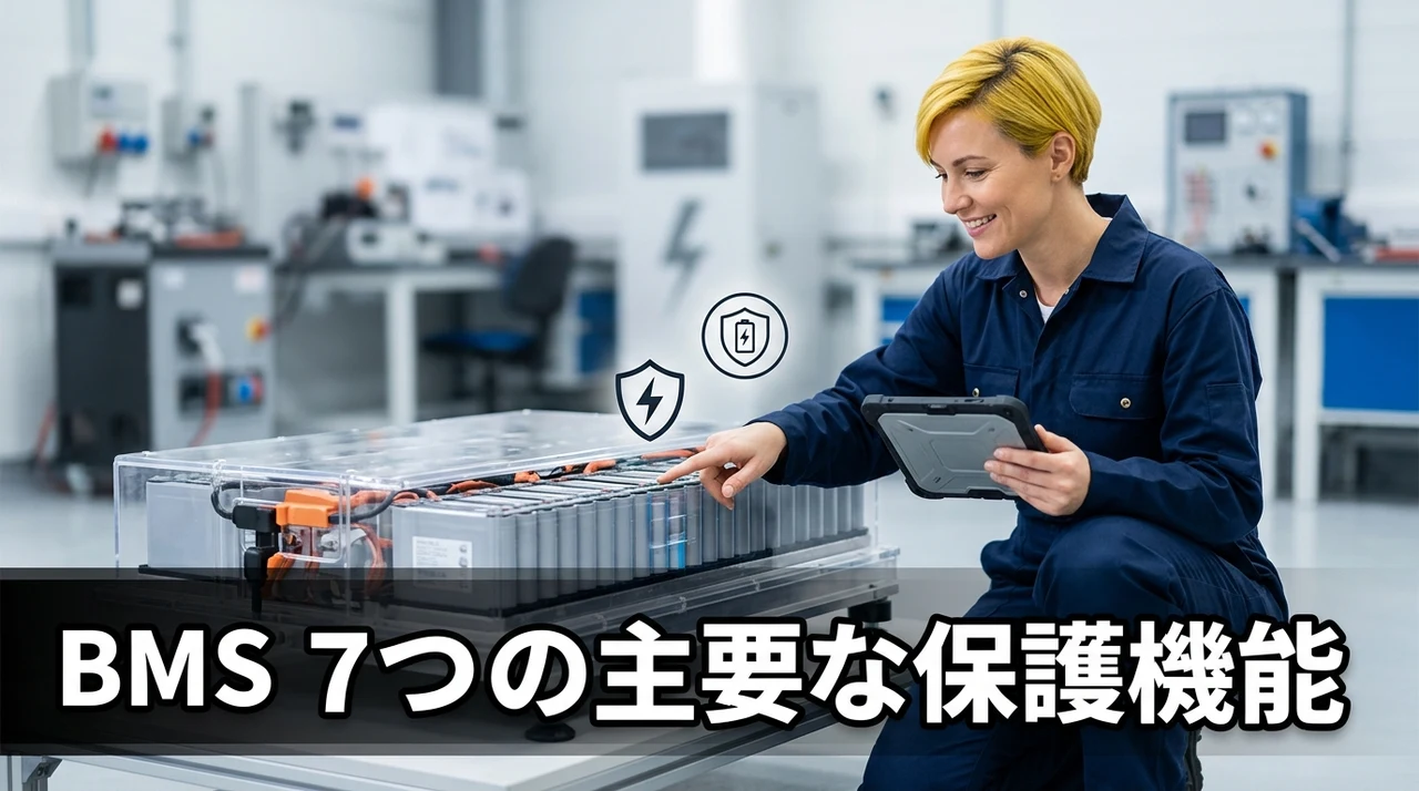 BMSが備える7つの主要な保護機能