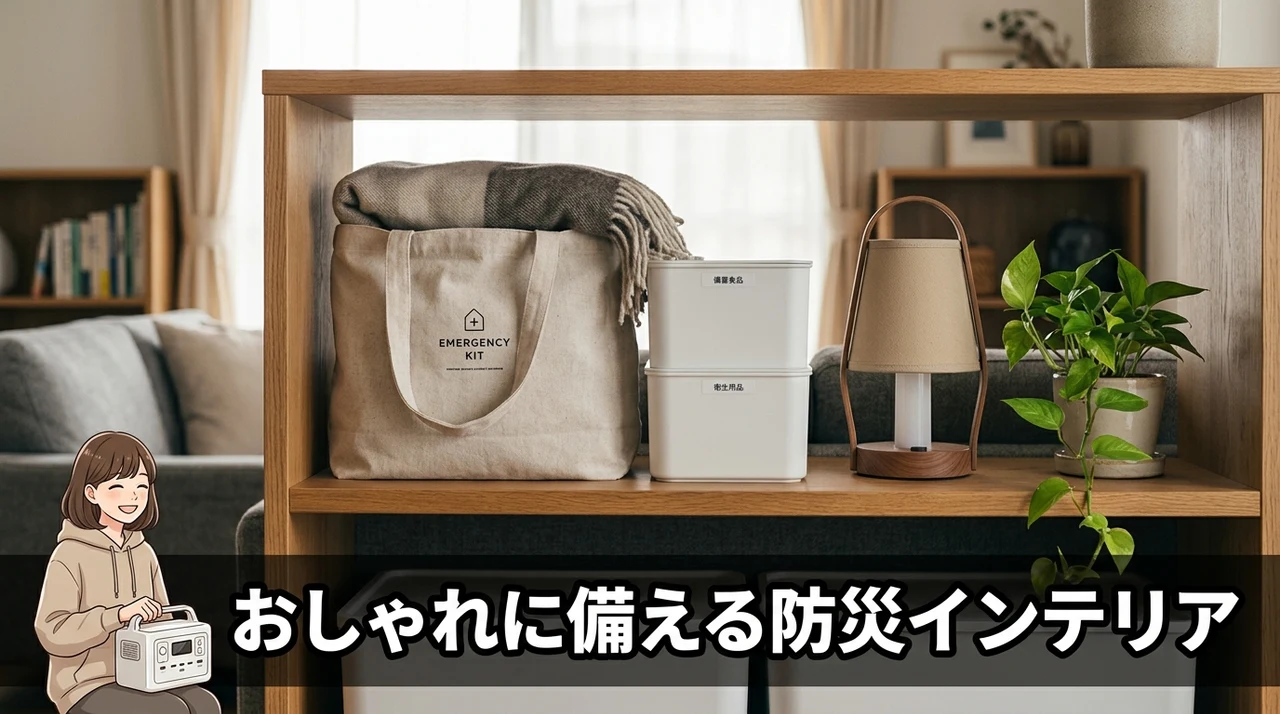 インテリアに馴染むおしゃれな防災備蓄のコツ
