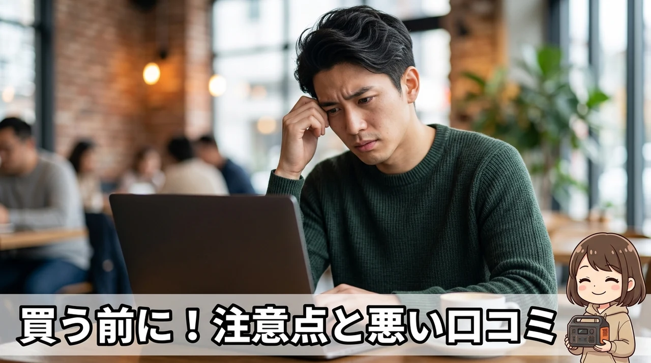 購入前に知っておきたい注意点と悪い口コミ