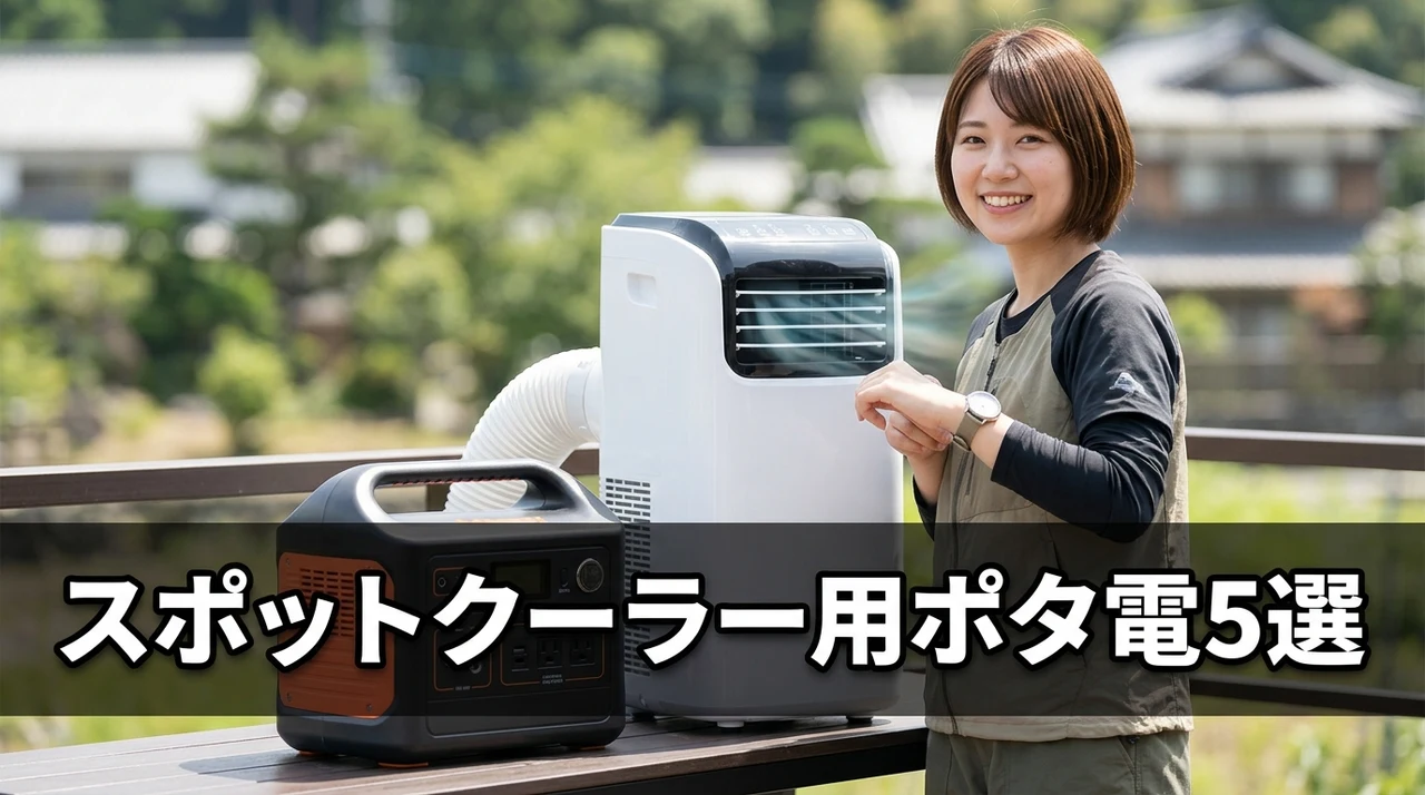 スポットクーラー稼働におすすめのポータブル電源5選