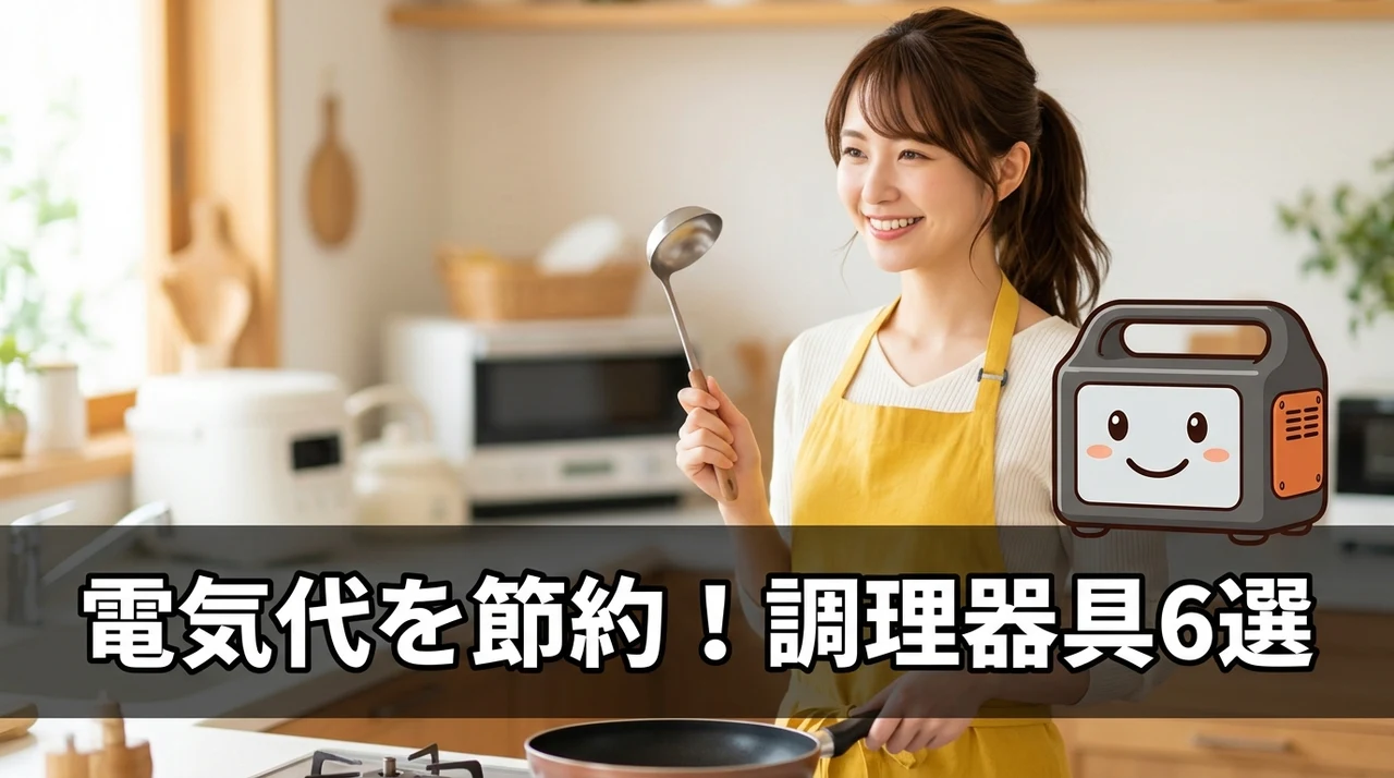 低消費電力で使えるおすすめ調理器具6選