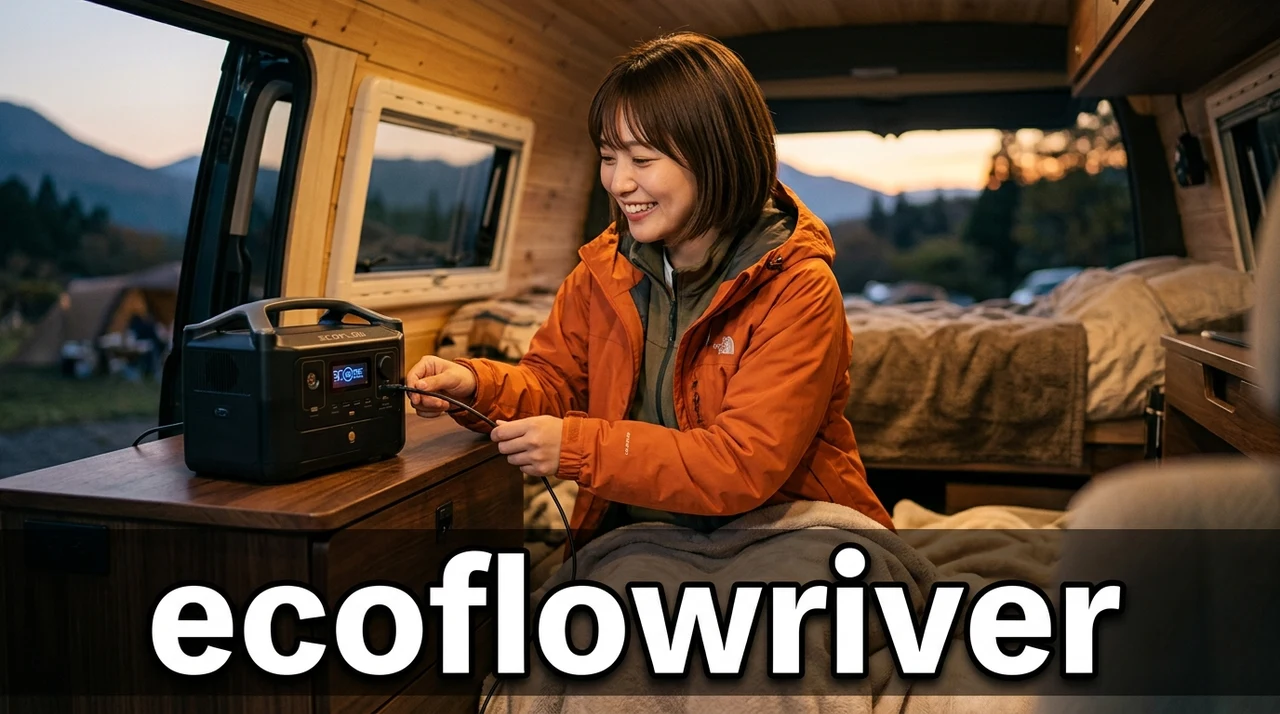 ecoflow river maxが車中泊で選ばれる理由