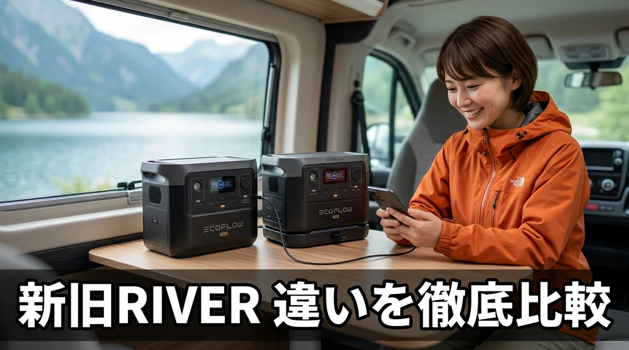 旧モデルriver maxと現行river 3の違い