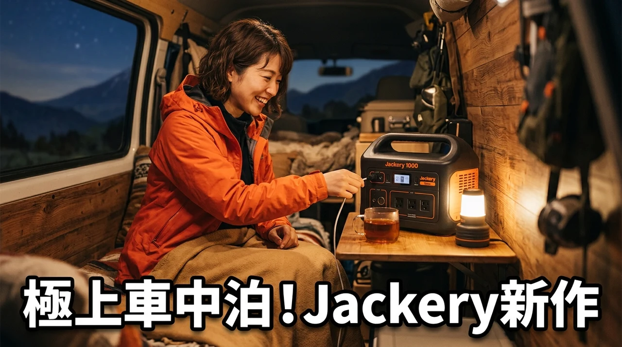 jackery 1000 newを車中泊で使う魅力と実力