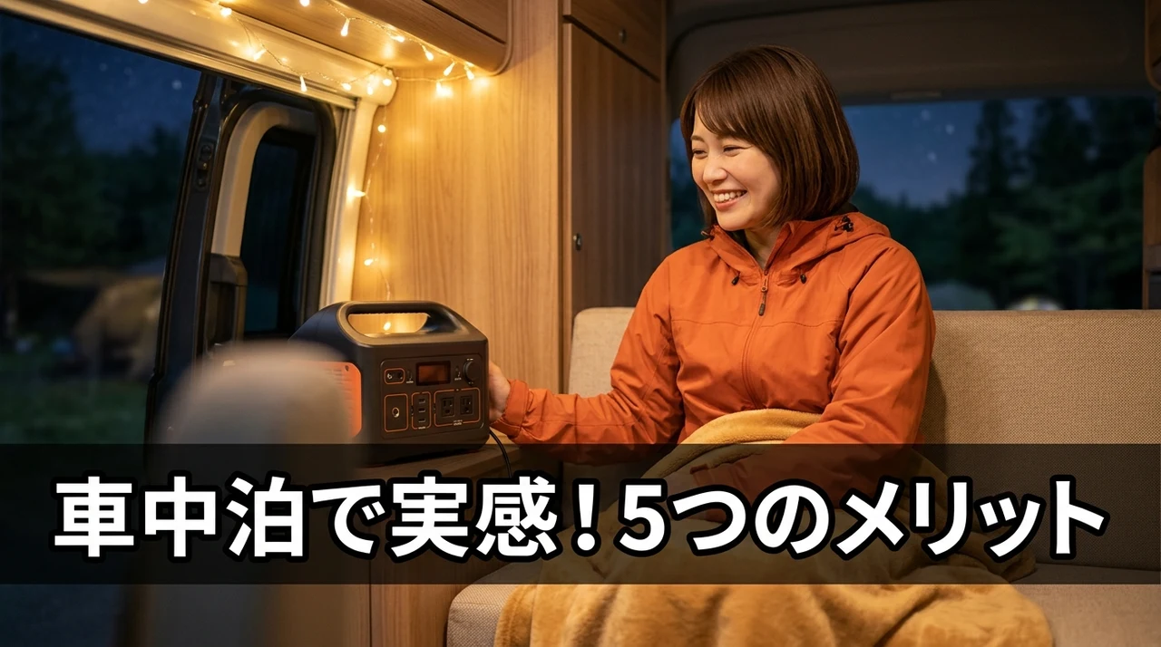 車中泊で実感した5つのメリット
