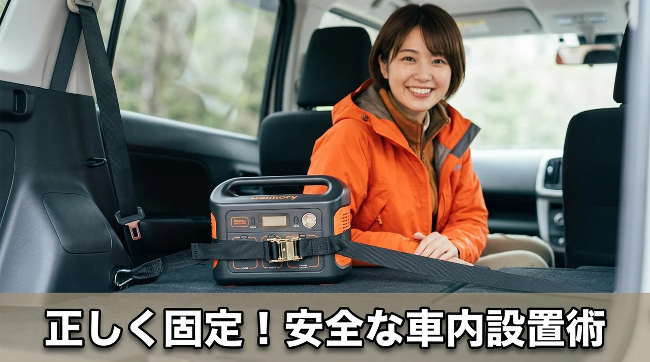 車内設置と安全に使うための固定方法